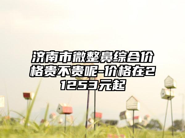 济南市微整鼻综合价格贵不贵呢-价格在21253元起